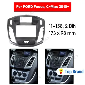 

Car multimedia Player frame For 2010 2011+ FORD FOCUS 2 DIN CAR Audio Panel Mount Installation Dash Frame Adapter car DVD fascia