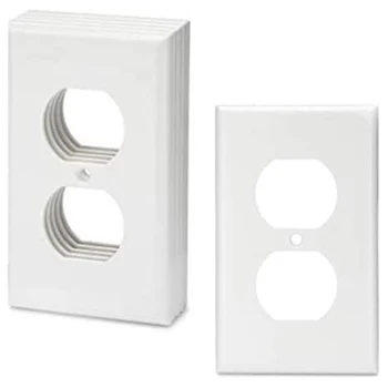 

White Socket Cover, Wall Plate, 12 Per Pack, Power Socket Cover, Socket Wall, Power Socket Cover