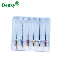 Denxy 5 коробок стоматологический двигатель использовать большой Protaper Endo файл гибкие файлы endo ротационные напильники endodontic niti файлы никеля titainium