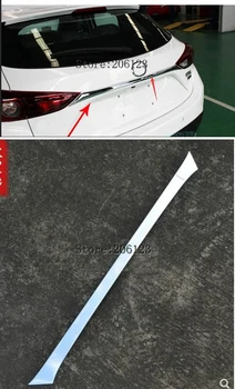 

For Mazda 3 M3 Axela Hatchback 2014 2015 2016 2017 2018 Chrome Rear Trunk Lid Cover Tailgate Door Handle Trim Molding Decoratio