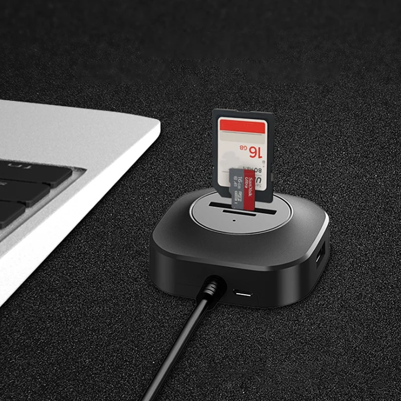 USB 3 0 концентратор карта памяти SD / TF кард ридер сплиттер читаемый U диск|Сетевые