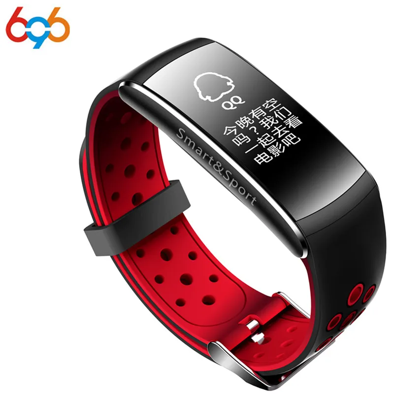 

696 Z11 Heart Rate Blood Pressure Blood Oxygen Monitor Fitness Activity Tracker Pedometer IP68 Waterproof Sport Smart Bracelet