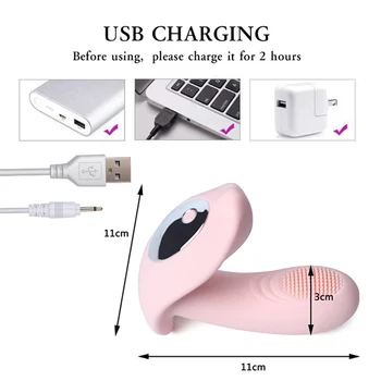 Remote Control Wearable Women's Dildo Vibrators for Women G Spot Clitoris Butterfly Panties Vibrating Egg Sex Toys for Adult 18 6