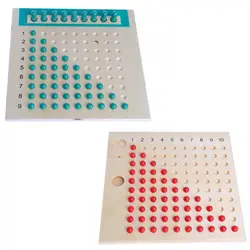 Монтессори математический материал размножение бисера доска развивающие игрушки малыш QX2D