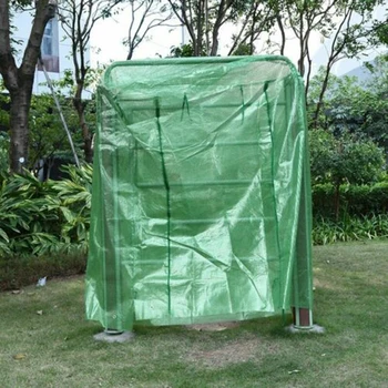 

Without Stand PE Mesh Cloth Gardening Large Shelf Steeple Walk In Plant Green House Covers 143*143*19cm