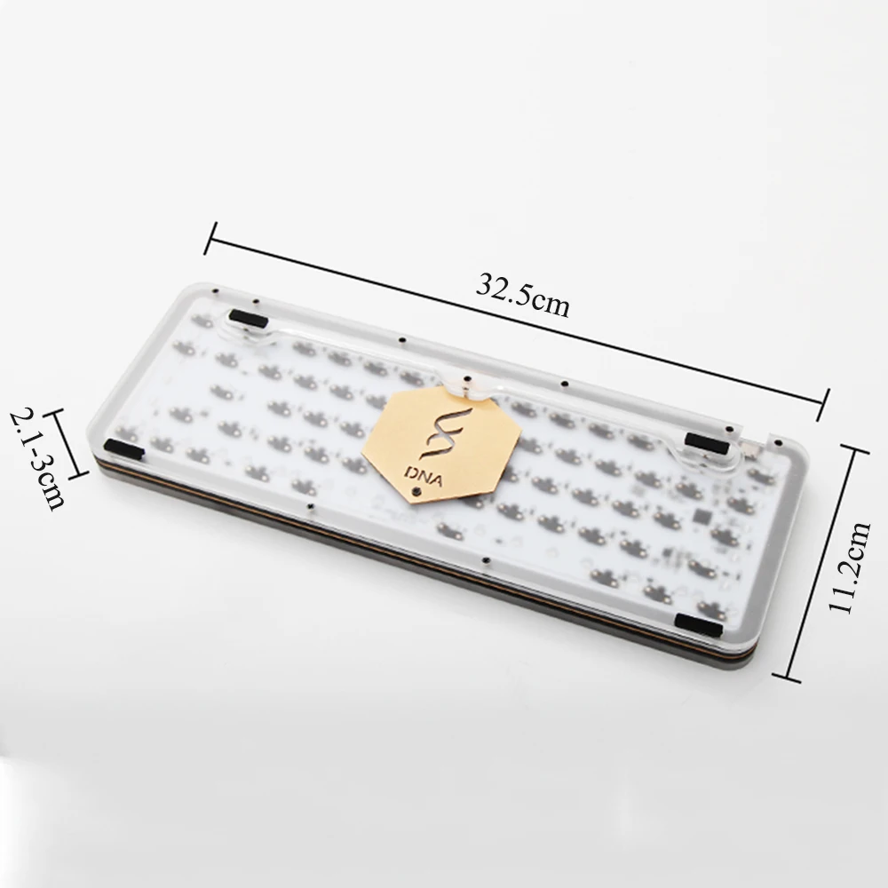 メカニカルキーボード DNA65 アクリル 透明 白 【公式通販】