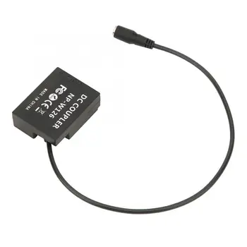 

NP-W126 Full Decoding Dummy Battery with DC Interface Straight Wire for Fuji X-T1 X-T2 X-T3 X-T10 X-T20 X-T30 X-Pro1 X-Pro3