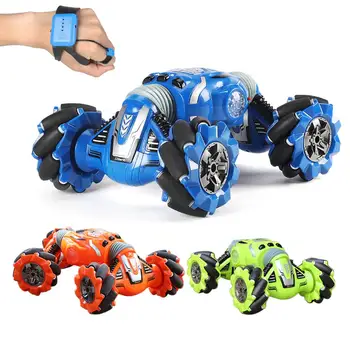 

Remote Control Stunt Car Gesture Induction Twisting Off-Road Vehicle Light Music Drift Dancing Side Driving Toy Gift for Kids