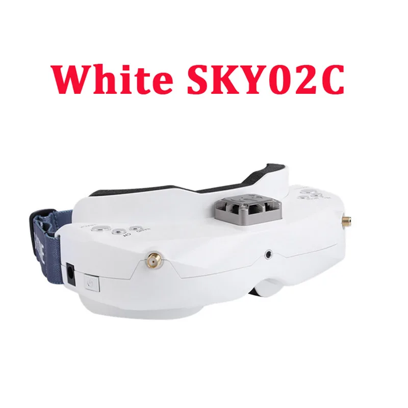 SKYZONE SKY02X/SKY02C/SKY03O/SKY03S 5,8 ГГц 48CH большой ассортимент FPV очки для RC гоночный дрон - Цвет: White SKY02X