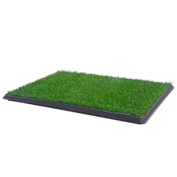 

Dog Toilet Grass Pee Pad Potty Artificial Grass Patch Pet For Puppy Indoor Turf Trainer Training Toilet Bathroom Mat PT0190