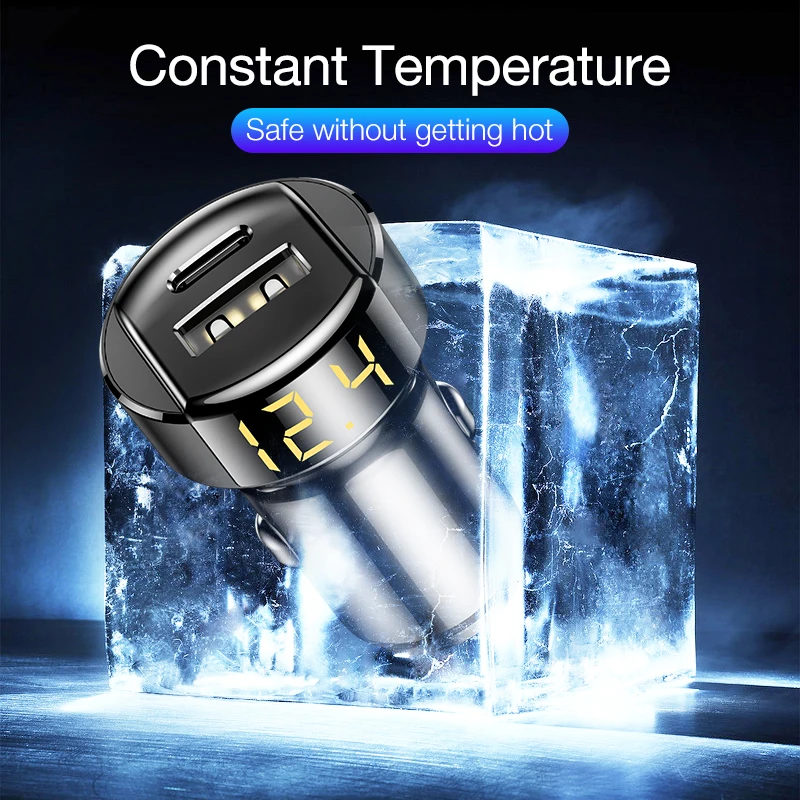 Cafele Quick Charge 4 0 3 USB Автомобильное зарядное устройство для Huawei iPhone Xiaomi QC4.0 QC3.0 Авто