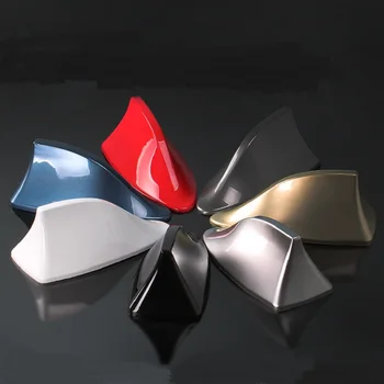 

Auto Radio FM Signal Aerials Shark Fin Antenna Car Roof Decoration Accessories Gray/Blue/Gold/Silver/Black/Red/White