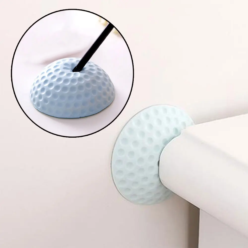 0161 4 Color Rubber Shock Pad Door Wall Room Handle Crash Pad Protective