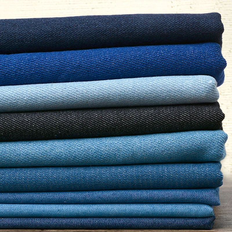 shave minor Quickly 100% algodão tecido jeans lavar pano jaqueta camisas vestido jeans verão  fino retalhos tecido acolchoado costura|Tecido| - AliExpress