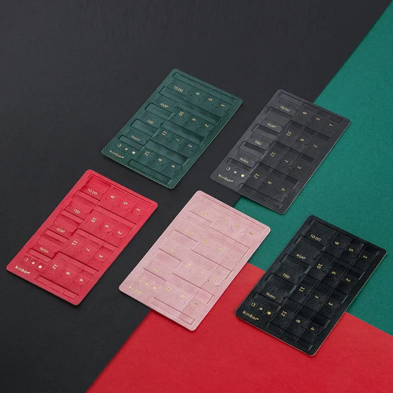 5 цветов, наклейки с индексом Xiaomi kinбор из искусственной кожи, креативные закладки, стикеры для планировщика, канцелярские принадлежности для офиса, школы