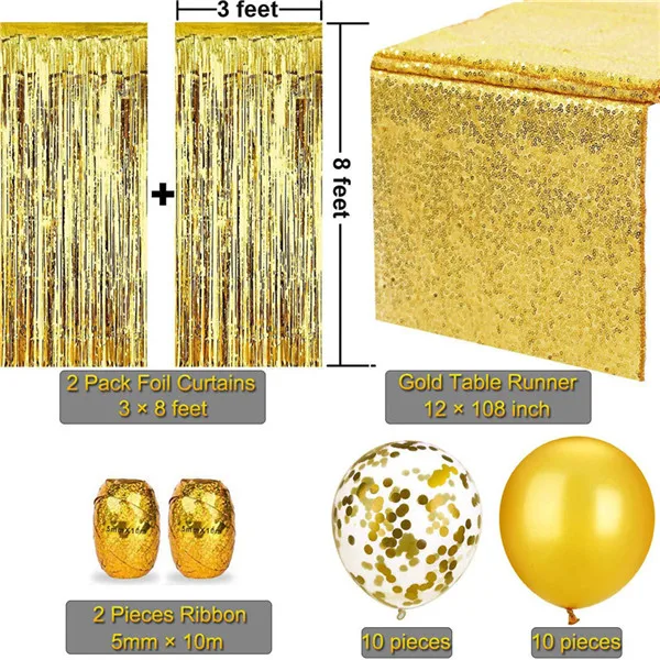 Wedding-Party-Decoration-Set-Rain-Silk-Curtain-Curtain-Sequins-Table-Flag-Tablecloth-Rose-Gold-Gold-Silver (3)