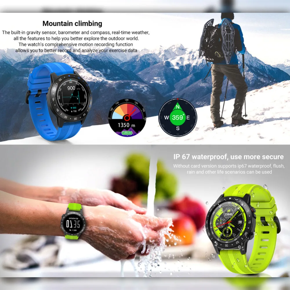 M5 Смарт часы водонепроницаемые носимые Bluetooth телефонный звонок gps 1,3 дюймов Smartwatch телефон для мужчин и женщин монитор сердечного ритма часы