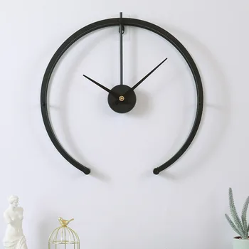 

Large Wall Clocks Modern Design Clocks For Home Decor Office European Style Hanging Wall Watch Clocks Silent Home Decor 50cm