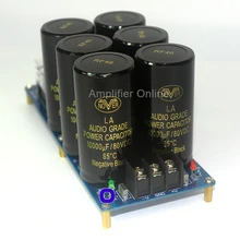 

1PCS 50A 50V 63V 80V 10000UF Power Supply Board High-power Amplifier HIFI Dual Power Rectifier Filter Plate Board AP129