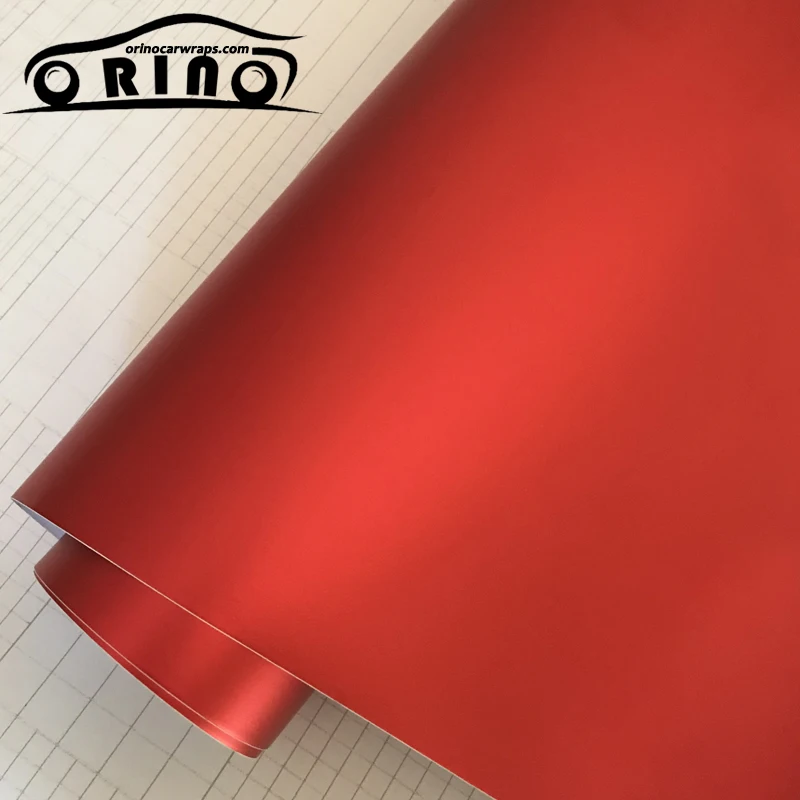 Red Metallic Chrome Vinyl Wrap Film-4