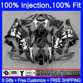 

1 set Body + 1 headlight For YAMAHA YZF R 6 YZF-R6 YZF600 YZFR6 103HM0 YZF R6 08 09 10 11 12 13 14 15 16 Fairings Woman Flower