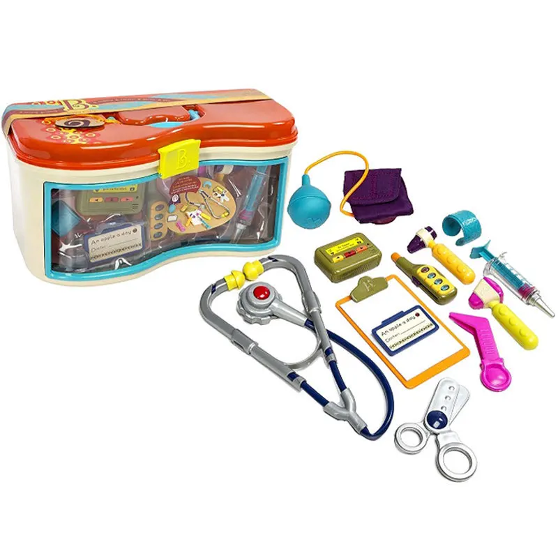 B. Toys Doctor Toolbox детский игровой домик игрушки модель доктор медицинский ящик набор