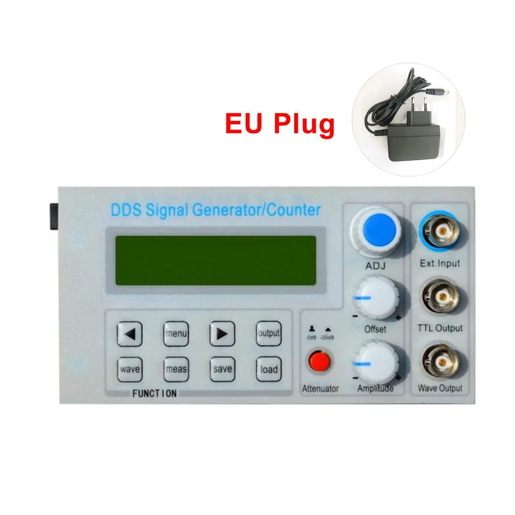 

FellTech SGP1005S Embedded Panel DDS Function Signal Generator/Teaching Instrument Signal Frequency Counter with Adapter EU