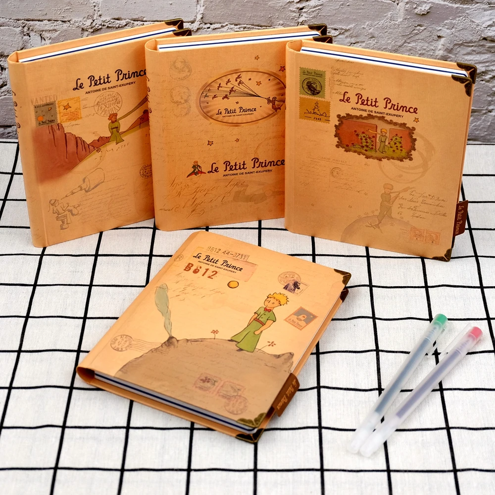 

Classic Reprint The Little Prince Diary Planner Schedule Monthly Plan Daily record Full color printing paper Boutique gift