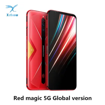 

Global version Nubia Red Magic 5G Mobile Phone 6.65" AMOLED NFC Snapdragon865 Smartphone 4500mAh Rear Camera 64MP Game phone