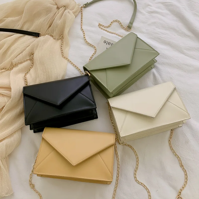 

Western Style Textured GIRL'S One-Shoulder Bag Fashion 2019 Summer New Style Korean-style Fashion Chain Versatile Shoulder Bag W