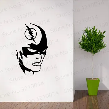

The Flash Wall Decal Flash Themed Super Hero Wall Decal Comics Decals DC Kids Room Wall Decor PW278