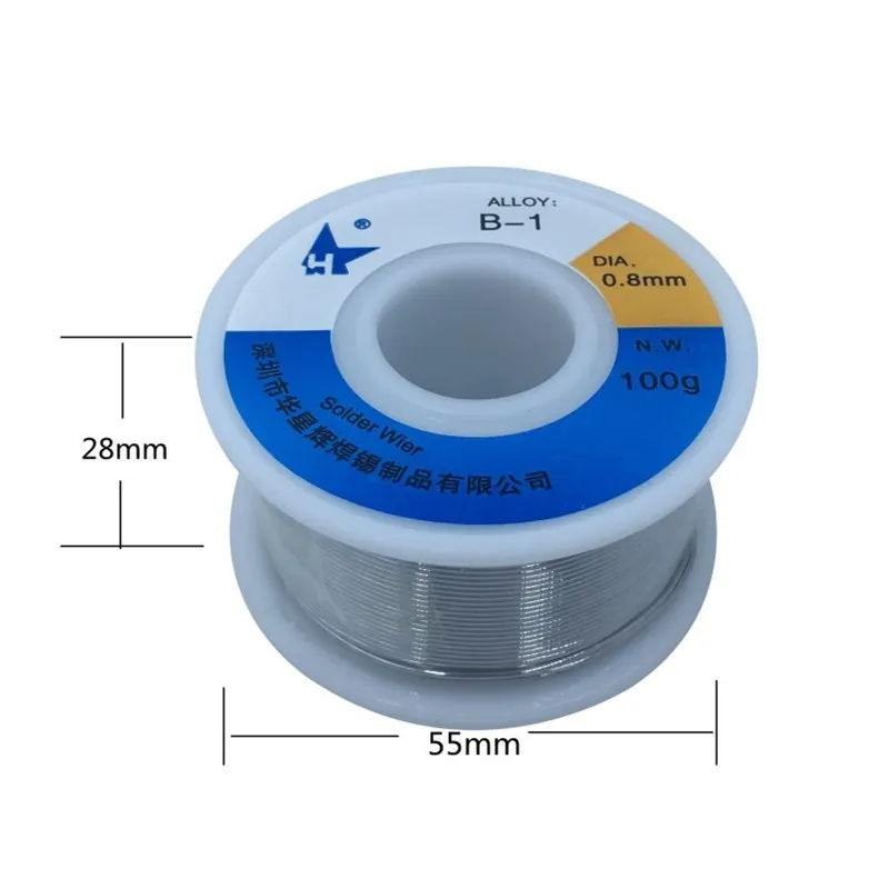 0,8 мм 100 г Олово/Смола флюс2,0% канифоль Core паяльная проволока и оловянный свинцовый сердечник паяльная проволока инструмент