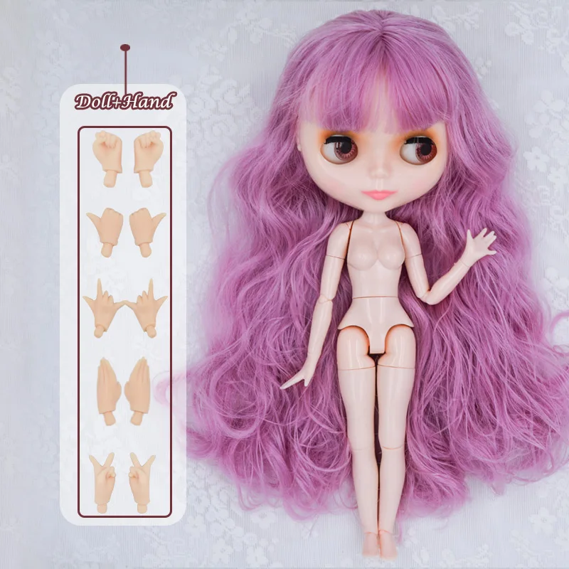 Neo Blyth кукла NBL Заказная блестящее лицо, 1/6 BJD шарнирная кукла Ob24 кукла Blyth для девочки, игрушки для детей NBL08 - Цвет: HNBL09