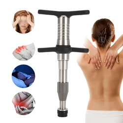 Manual Chiropractic Spine Cervical Lumbar Adjusting Corrector Tool Massager Face Carving Gun Adjustable Strength Heat Resistance