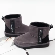 Зимние сапоги женские зимние новые теплые толстые короткие женские ботильоны хлопковая Нескользящая хлопковая обувь женские tenis feminino