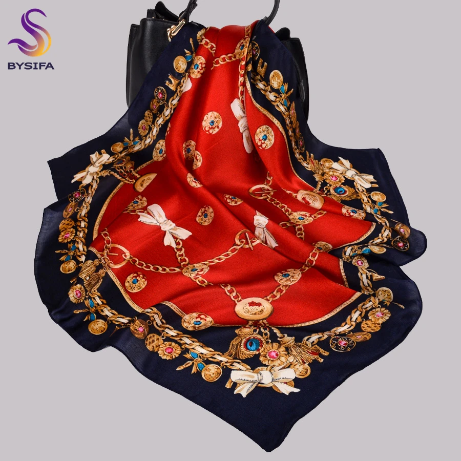 Bufanda Cuadrada De Seda Para Mujer - Tamaño 53x53 Cm, Material Poliéster Suave, Multifuncional Para Todas Las Estaciones