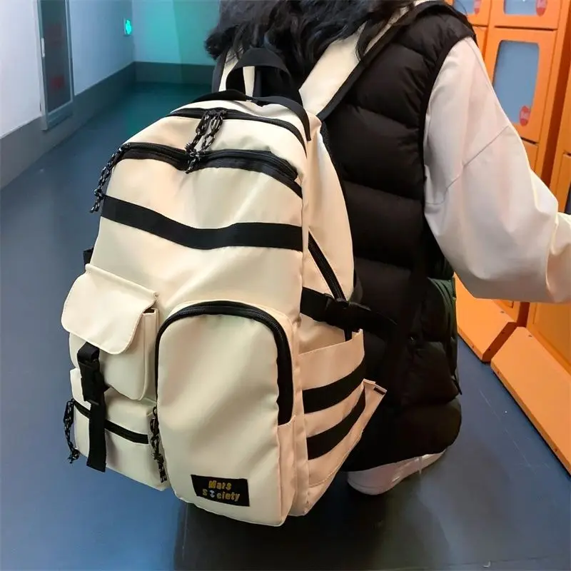 

Teen High School Bags for Boys Girls Teenage Student Men Backpack School Women Bookbags Campus bag school Large Capacity