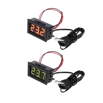 

12V LED Display Digital Temperature Meter -50°C to +110°C Thermometer Sensor Accessories LED Modules Equipments