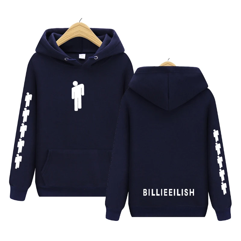 Лидер продаж Billie Eilish модные толстовки с принтом женские/мужские толстовки с капюшоном и длинным рукавом Повседневные трендовые уличные толстовки