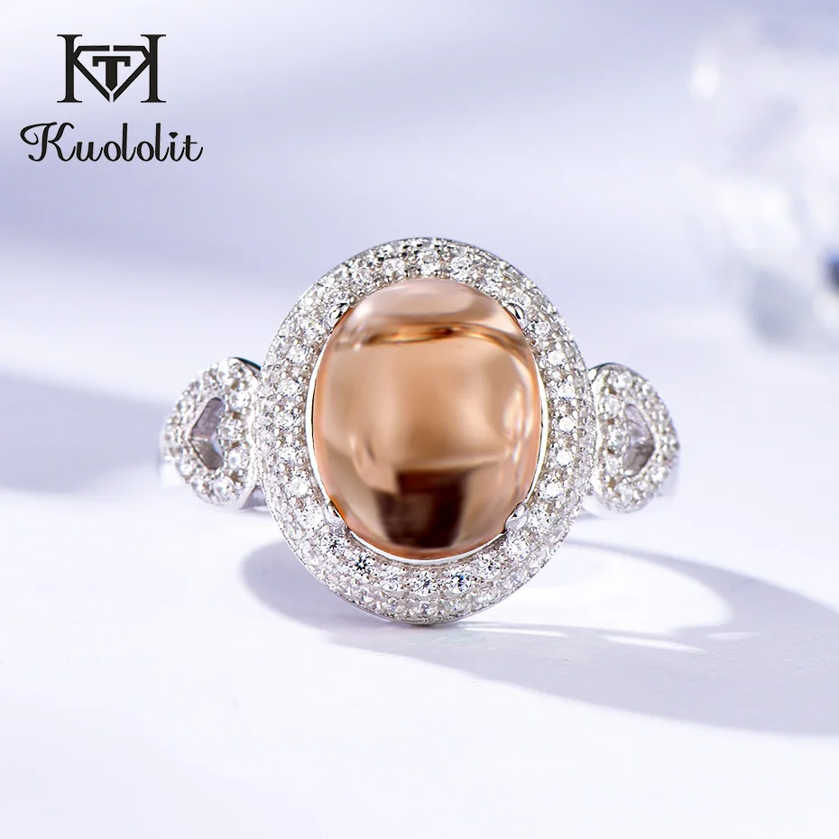 

Kuololit Zultanite Gemstone Rings for Women Solid 925 Sterling Silver Color Change Oval Diaspore Engagement bride Fine Jewelry