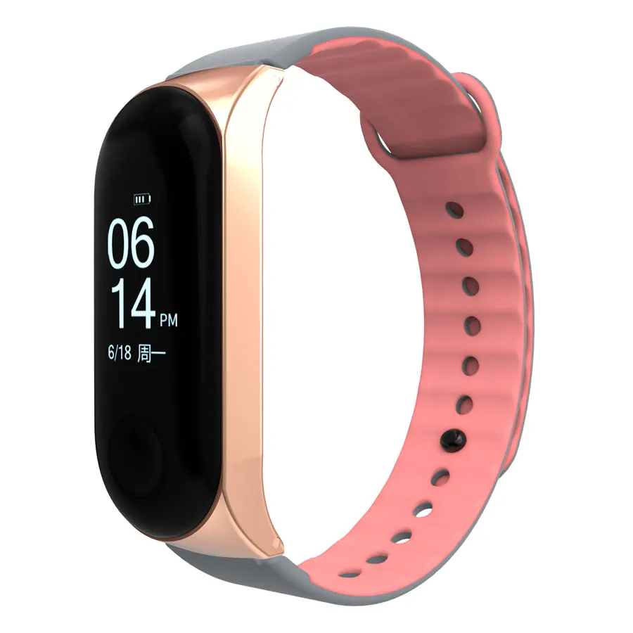 Для mi Band 3 ремешок из металлической нержавеющей стали для Xiaomi mi Band 3 металлический ремешок браслет mi band 3 браслеты Pulseira mi band 3