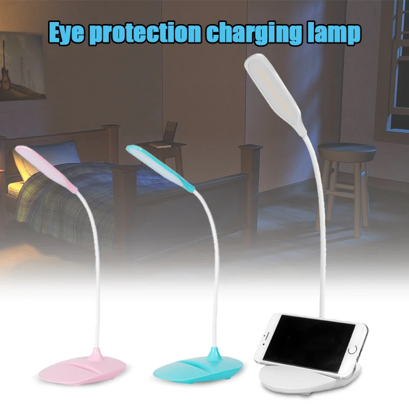 

Desk Lamp USB Charging Wireless LED Reading Desk Light Folding Eye Care Reading Light Lamp VJ-Drop