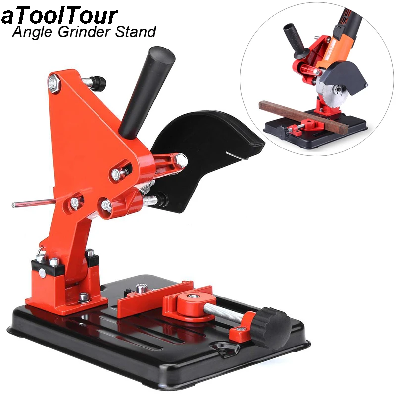 MM Angle Grinder Stand For Metal Cutting DIY Tool Clamp Holder 115-125