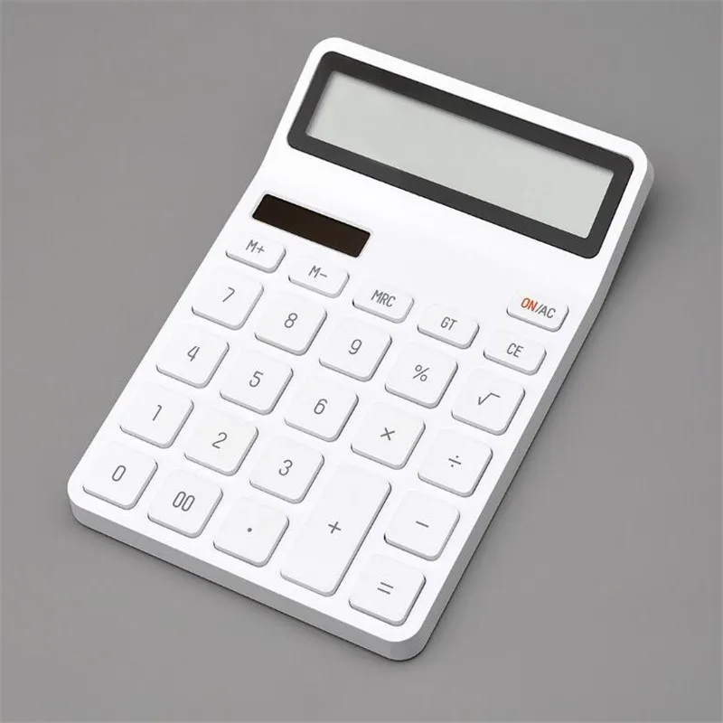 Xiaomi LEMO 12 digital Calculator Solar dual power supply Widescreen display for school office calculator Calculating Tool (1)