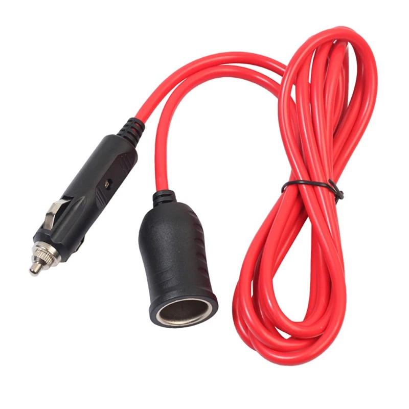 Высокое качество Heavy Duty 12 V 24 V пробки прикуривателя Удлинительный кабель для подключения к сети с 10A предохранитель 2,5 м предохранитель