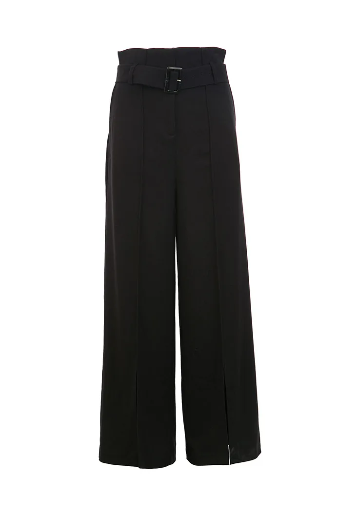 Vero Moda New Vintage Style Women's High-rise Split Cuffs Wide-leg Pants | 319426501