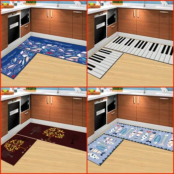 

Cartoon Creative kitchen Rug Bathroom Dining Room Non Slip Mat Modern Living Ntrance Hall Doormat Foot Pad Custom Made Carpet