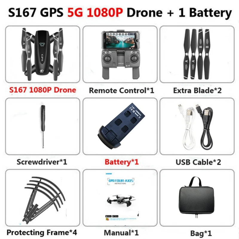 5.8G 1080P Camera 4K Дрон камера Lntelligent игрушки дети высота режим удержания 5G Мини Дрон 4K автоматическое возвращение 1080P gps Профессиональный дроны HD подарок - Цвет: 5.8G 1080P Camera