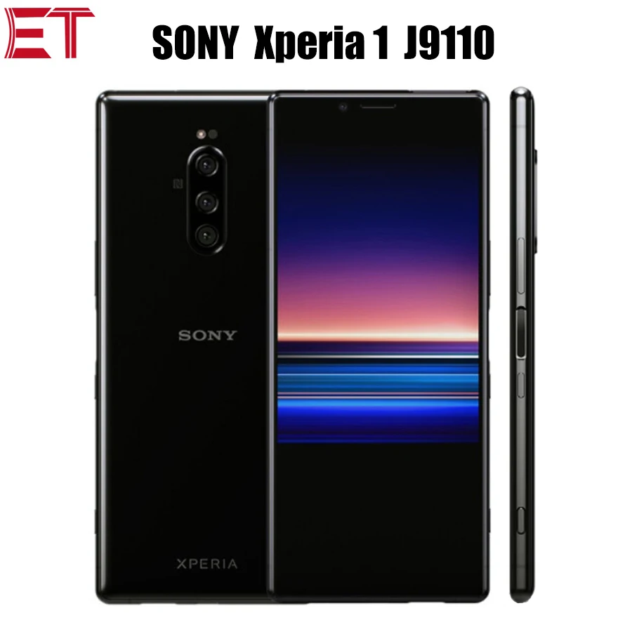 Список sony Xperia 1 J9110 мобильный телефон 6," 6 GB 128GB Snapdragon855 OctaCore 1644x3840p 3330mAh NFC 12MP Android 9,0 телефон