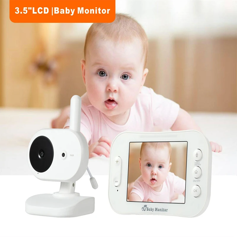 

Two-Way Talk 3.5 inch Wireless Video Color Baby Monitor High Resolution Baby Nanny Security Camera Baby Walkie Talkie Babysitter